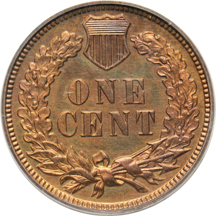 1905 PCGS PF-64RB (green label).