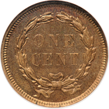 Judd-208: 1858 Cent, NGC PF-65.