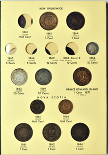 World - Collection of World coinage in three albums.