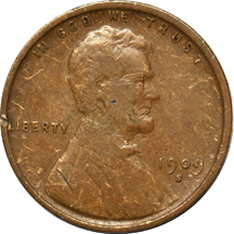 Lincoln cent collection, 1909 through 1940-S (no 1922 plain), in a Whitman album.