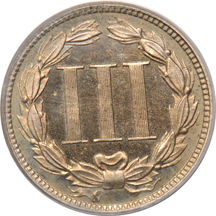 1865 PCGS PF-65CAM.