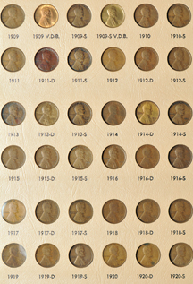 Collection of Lincoln cents, with Proof-only issues, in a Dansco 8100 album.