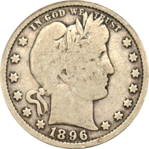 1896-S ANACS VG-8.