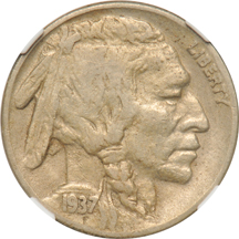 1937-D 3 Legged NGC VF-25.