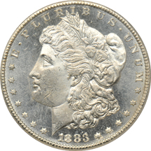 1882-CC GSA MS-63, and an 1883-CC ANACS MS-64DMPL.