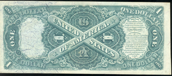 1875 $1 AU.