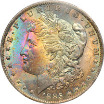 1885-O PCGS MS-65.