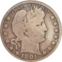 1901-S PCGS VG-8 CAC.