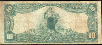 1902 $10 East St. Louis, IL Charter# 5070 Blue Seal F.