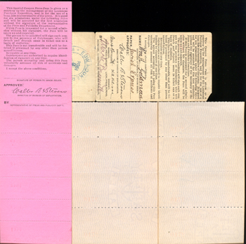 Group of passes from the Louisiana Purchase Exposition