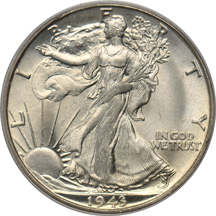 1943-S PCGS MS-66 CAC.