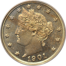 1901 PCGS PF-66.