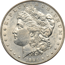 1894-S PCGS AU-58.