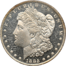 1885-O PCGS MS-64DMPL.