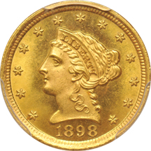 1898 PCGS MS-66+.