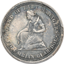 1893 Isabella Quarter PCGS MS-62.