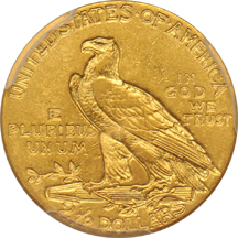 1908 PCGS AU-55.