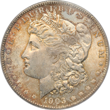 1903-O PCGS MS-65 (green label).