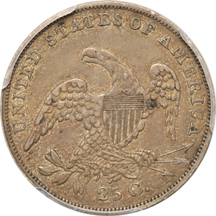 1836 (B-1, DS-6) PCGS XF-45.