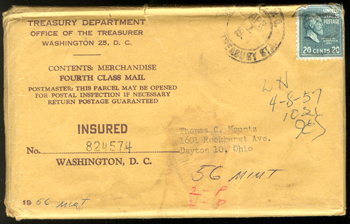 1956 Mint Set in original government envelope.