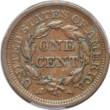 1857 Large Date PCGS AU-55.