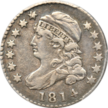 1814 (JR-4) PCGS VF-35.