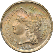 1866 PCGS MS-66 CAC.