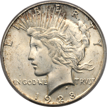 1928-S PCGS MS-64+.