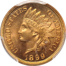 1899 PCGS PF-64RD.