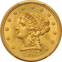 1907 PCGS MS-67.