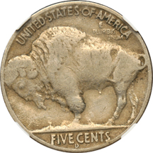 1937-D 3 Legged NGC VF-25.