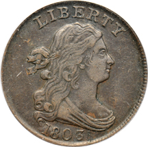 1803 (C-3, R.1) PCGS XF-40.