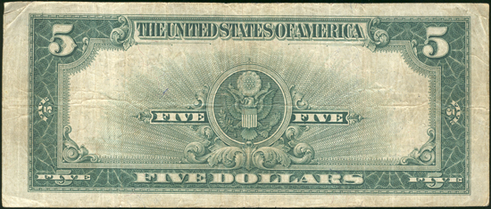 1923 $5 F.