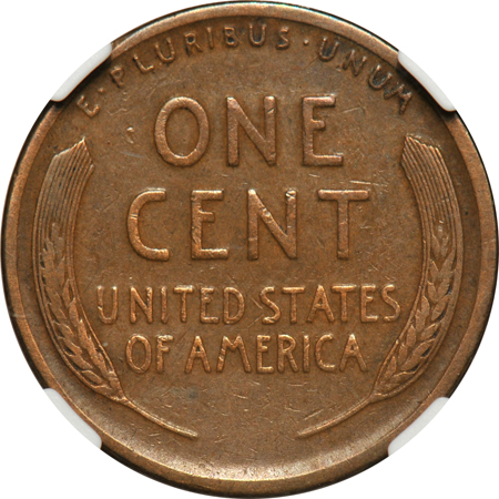 1922 Plain, Strong Reverse NGC F-15.