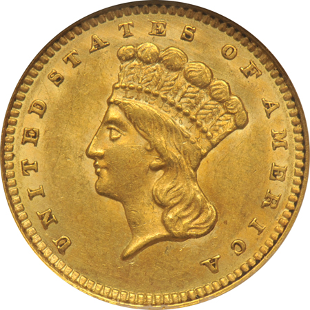 1862 ANACS AU-58.