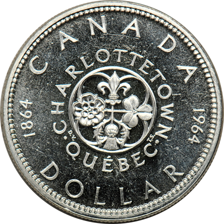 Canada - Collection of 140 silver dollars.