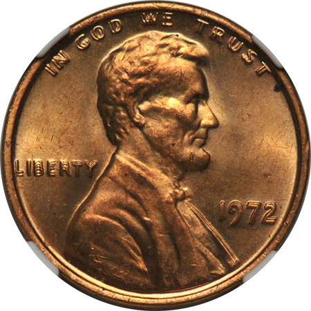 1972 Doubled Die Obverse NGC MS-65 RD.