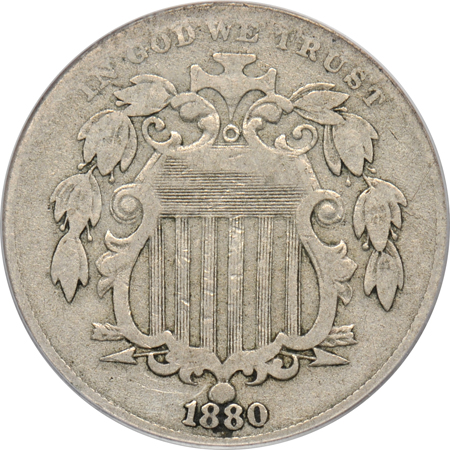 1880 PCGS VG-10.