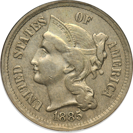 1885 ANACS XF-45.