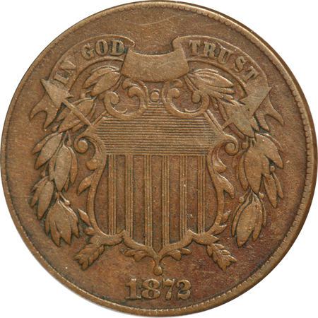 1872 ANACS F-12.