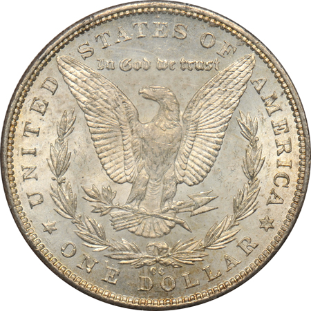 1890-CC (VAM-12) PCGS MS-63 (rattler).