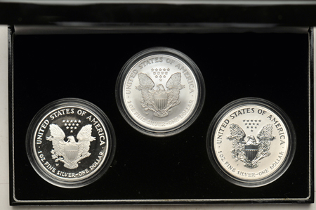 2006 American Eagle 20th Anniversary Silver Coin Set.