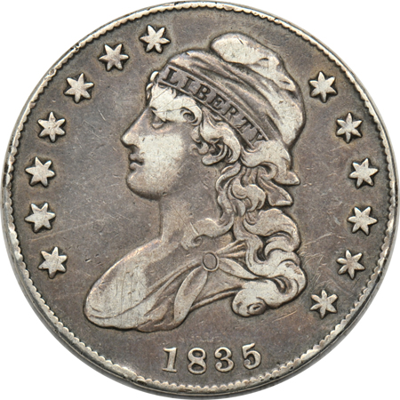 1833 (O-101), 1835 (O-109), and 1836 (O-105) all VF.