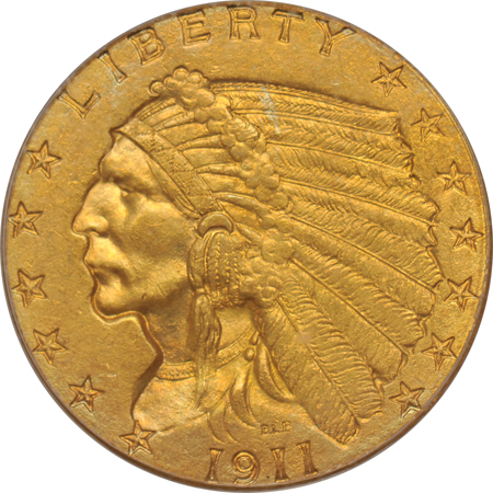 1911 PCGS MS-62.