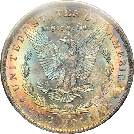 Colorful 1884-O PCGS MS-64.