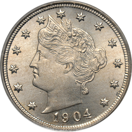 1904 PCGS MS-65.