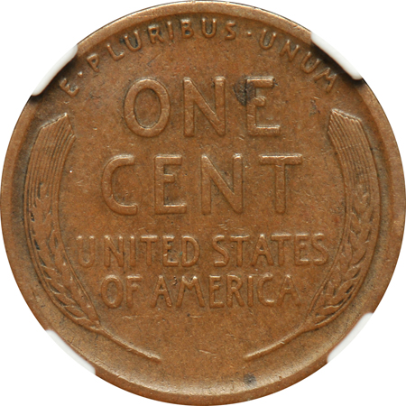 1922 Plain, Strong Reverse NGC VF-30.