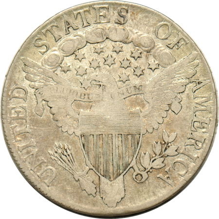 1806 Pointed 6, No Stem (O-109a, R.4) VF.