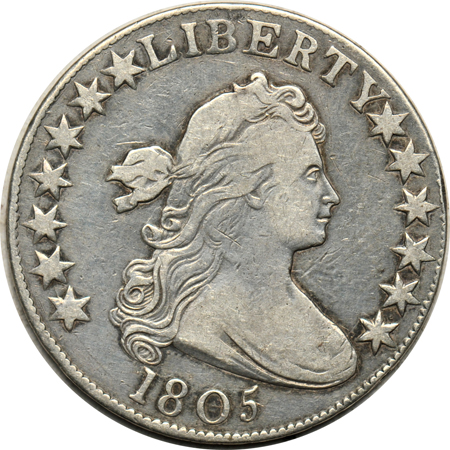 1805 (O-104, R.5) VF/cleaned.