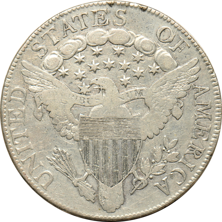 1806 (O-125, R.5) VF/harshly cleaned.